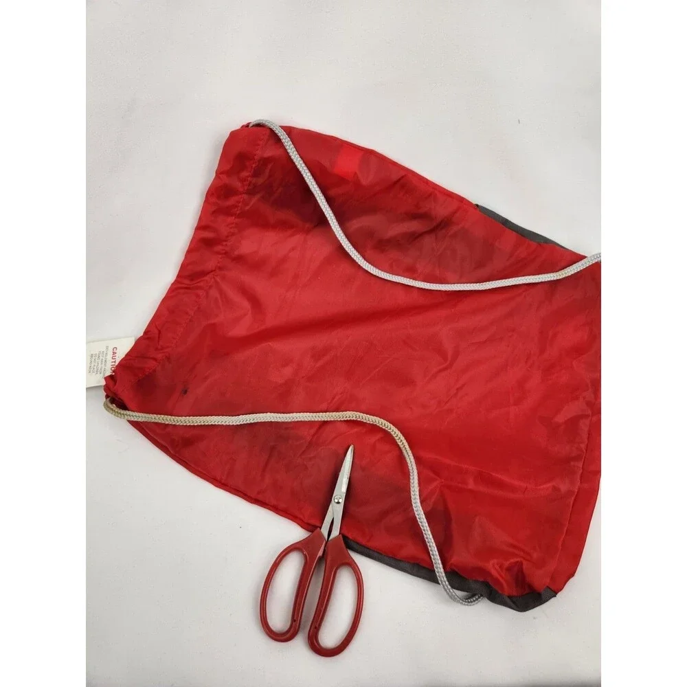 Mickey Mouse‎ Cinch Top Backpack Lightweight Red Drawstring Bag Travel Disney